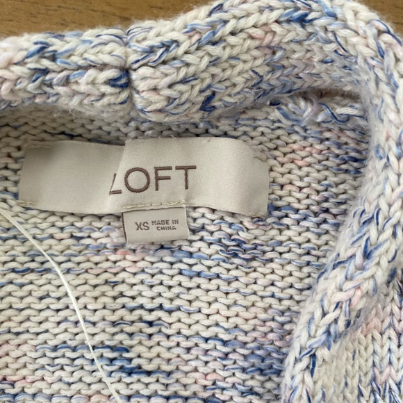 Loft Women's Speckled Open-Front Cardigan XS - Picture 3 of 3